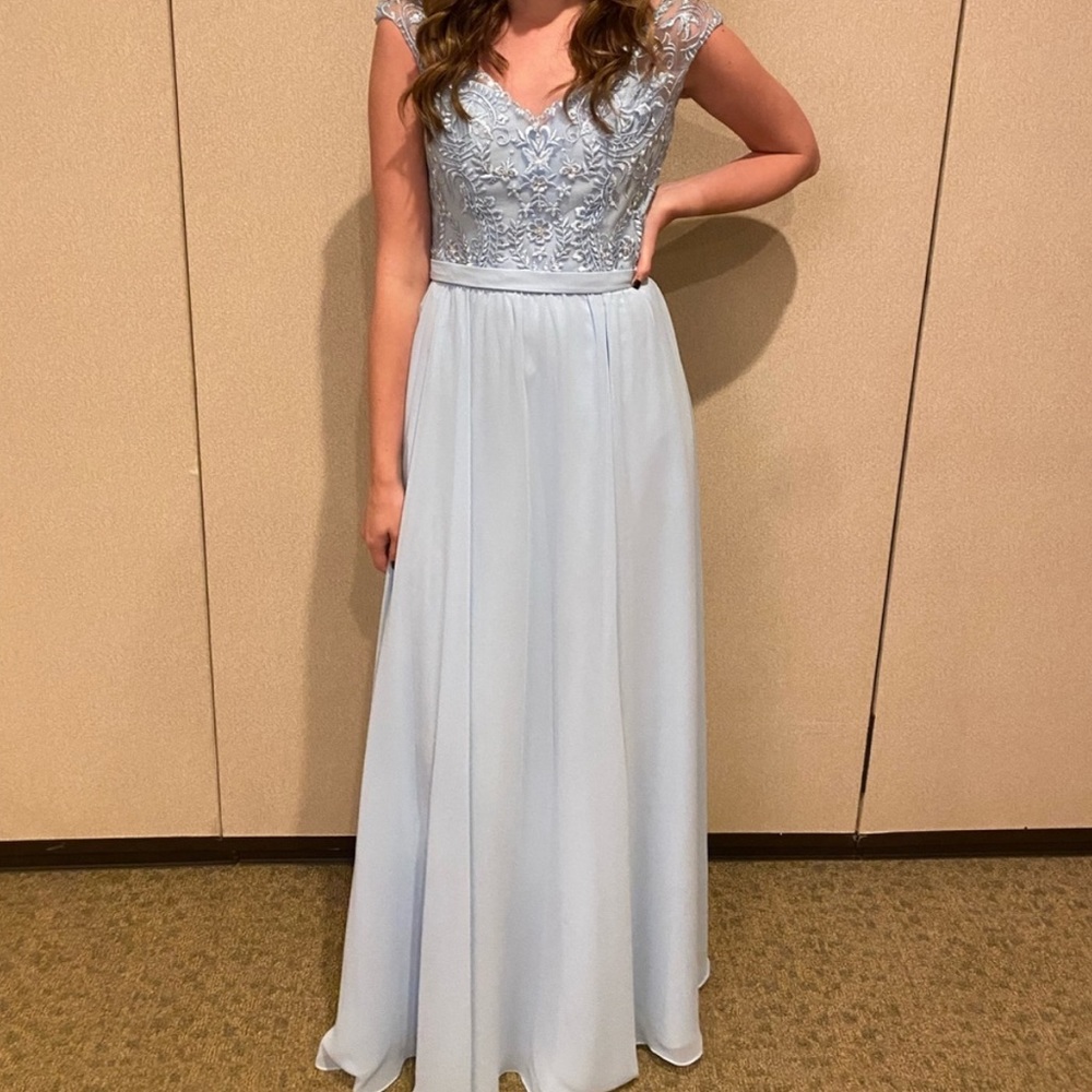 Sky Blue Bridesmaid Dress - Kennedy blue